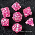 Bescon Dense-Core Polyhedral Dice Set of Mint, Candy Like RPG 7-dice Set